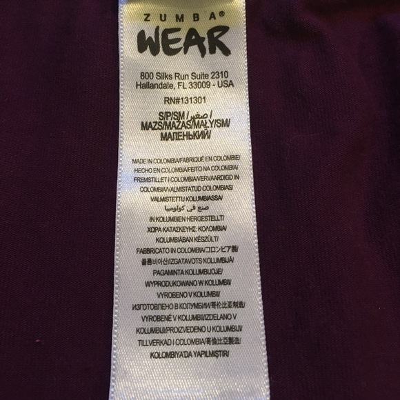 Zumba Wear Racerback Tank Tops pink and purple - Picture 9 of 16